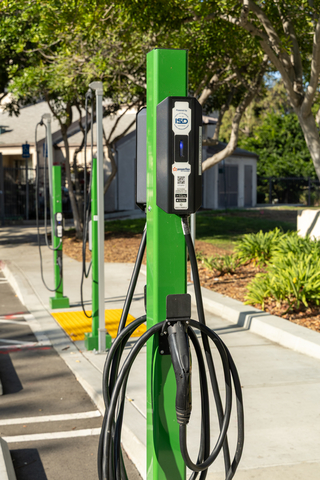 thumbnail Newly installed public and private EV chargers in Carmelitos Community Center