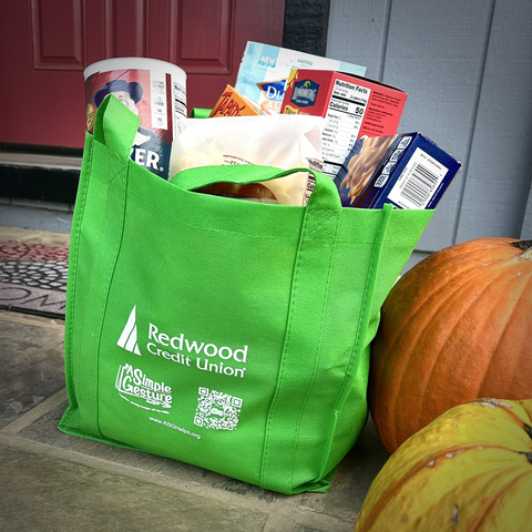 This holiday season, RCU is collaborating with A Simple Gesture, a nonprofit startup, to expand and introduce a “porch-to-pantry” doorstep food collection model for North Bay communities and San Francisco.