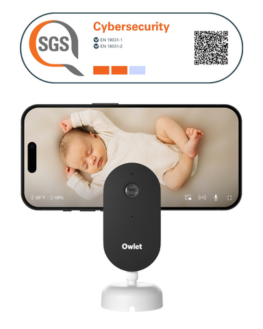 Owlet's Dream Sight is the first and only baby monitor to earn an SGS Cybersecurity Mark, a global certification that recognizes the highest standards in international cybersecurity and privacy.