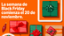 La semana de Black Friday comienza el 20 de noviembre.