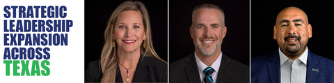 Candace Burk, Brian Stewart, and Janos Arcia join CCS Facility Services' Texas leadership team