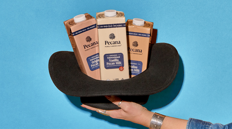 original Pecana is available in three organic flavors: Unsweetened Original, Unsweetened Vanilla and Praline.