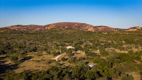 This ranch boats views of famous Enchanted Rock