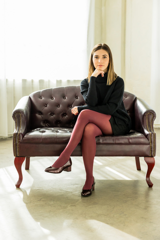 original Alegria Lisah in Jam Patent with a glossy, festive finish. An APMA-accepted comfort heel perfect for the holidays. Photo courtesy of Alegria Shoes.