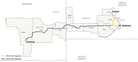 North Plains Connector project route