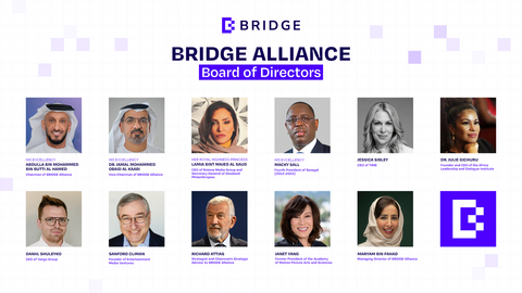 thumbnail World leaders and industry icons unite under BRIDGE Alliance to empower the future of media, entertainment and content (Photo: AETOSWire)