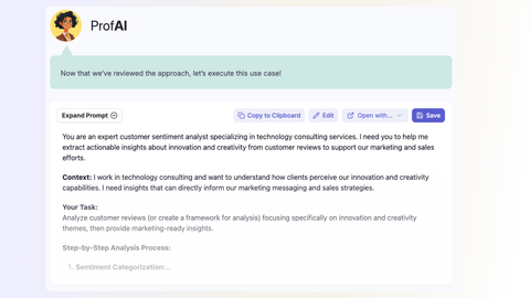 thumbnail Generate production-ready action plans and prompts that work with any LLM.