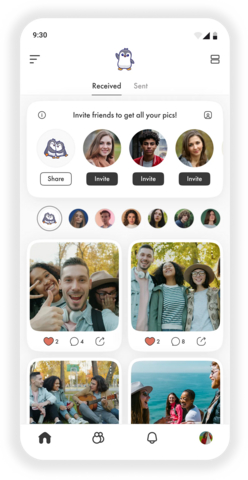 PicSee App Home Screen