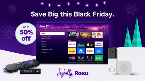 Starting Nov. 20, holiday shoppers can take advantage of outstanding Black Friday and Cyber Monday deals across Roku products and services.