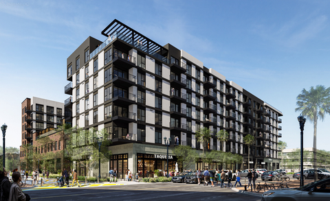 original Rendering of Portico. Credit: AC Martin