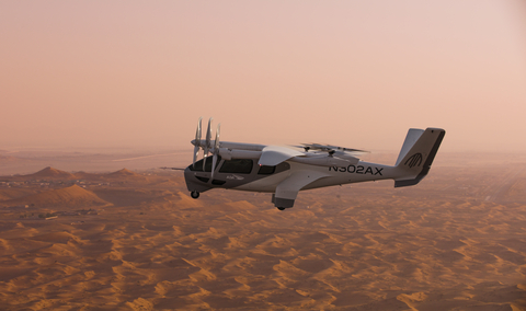 Image from one of Midnight’s recent flight tests in the UAE.