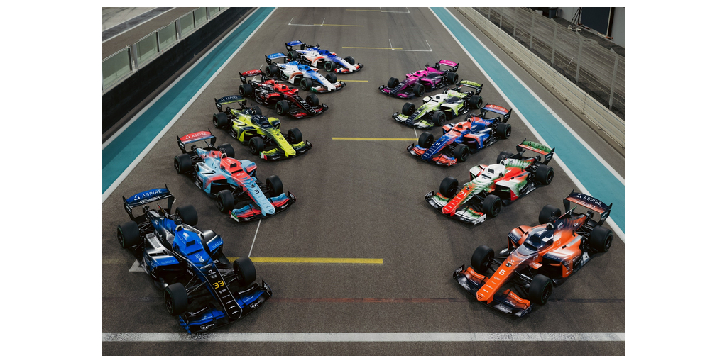 Tutto pronto per la più grande gara di auto a guida autonoma al mondo: l'A2RL raggiunge il tutto esaurito allo Yas Marina Circuit