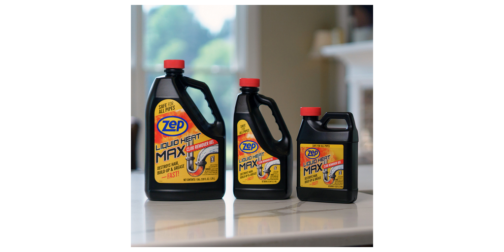 Zep® Launches Liquid Heat Max Clog Remover Gel – The Most Powerful Drain Opener for Homeowners and Professionals