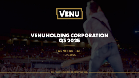 VENU's Q3 2025 Earnings Release