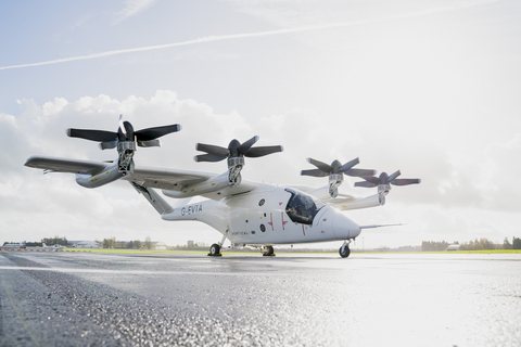 Vertical's VX4 prototype ahead of starting ‘Phase 4 – Transition’ piloted flight testing in November.