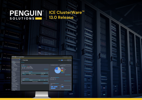 Penguin Solutions releases ICE ClusterWare management software 13.0 with powerful new capabilities that solve two critical challenges in production-scale AI and HPC: sustaining peak cluster performance and secure provisioning of a single cluster to diverse user groups.