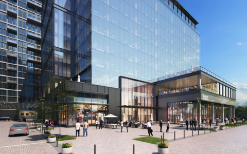 A rendering of Booz Allen’s new Reston, Va. headquarters