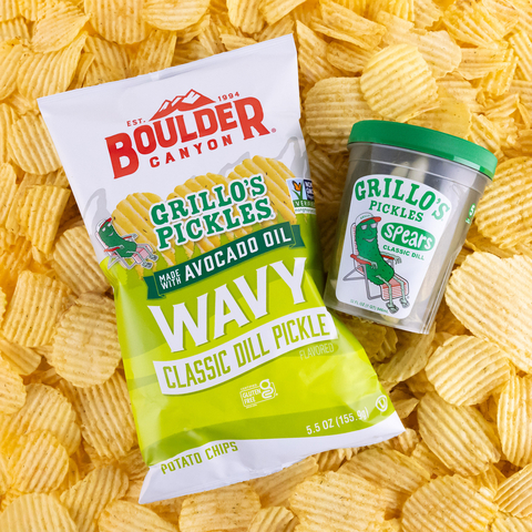 original Boulder Canyon and Grillo’s Pickles Reunite for Second Craveable Chip (Source: Utz Brands, Inc.)