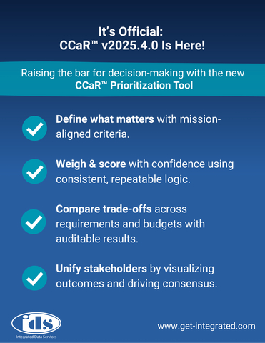 original Key features of the latest CCaR release