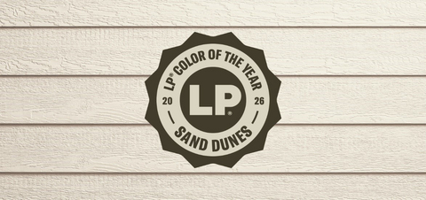 Warm, versatile shade from the LP® SmartSide® ExpertFinish® Trim & Siding collection earns top honor in the company’s inaugural Color of the Year program