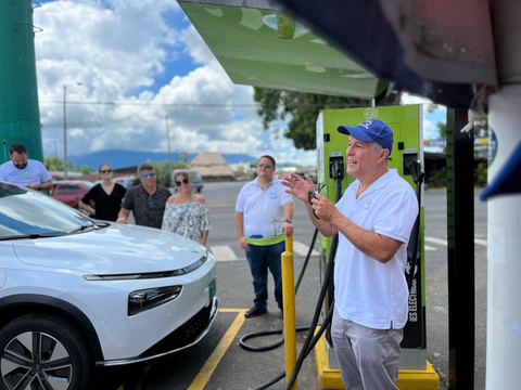 thumbnail While most EV drivers primarily charge at home, the survey shows that having good coverage of fast chargers along the road is also important. Photo: Markus Rotevatn/Norwegian EV Association.