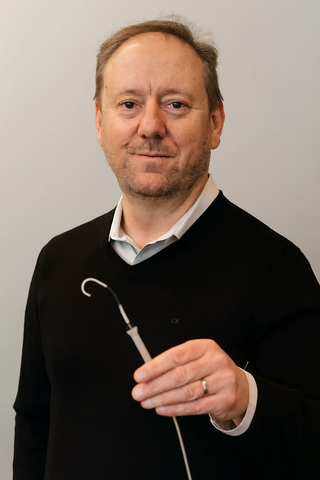 The VenstraMedical pVAD with cofounder and CEO, Martin Cook, PhD.