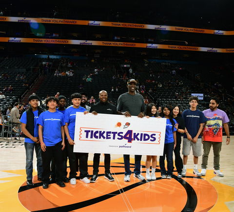 thumbnail As part of its partnership with the Suns and Mercury, Pathward is proud to sponsor the Tickets4Kids program, committed to giving 2,000 free Suns and Mercury basketball game tickets to underserved and at-risk youth during the 2025-26 NBA season with an on-court presentation last month.