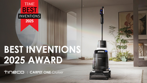 Awarded by TIME: Tineco Carpet One Cruiser Among the Best Inventions 2025