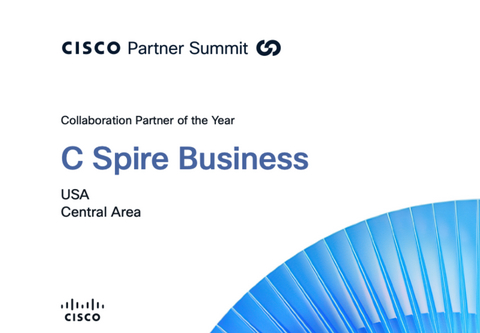 original C Spire Named Cisco Collaboration Partner of the Year for the USA Central Area at Cisco Partner Summit 2025