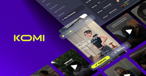 original KOMI launches creator marketing platform, connecting brands and creators.