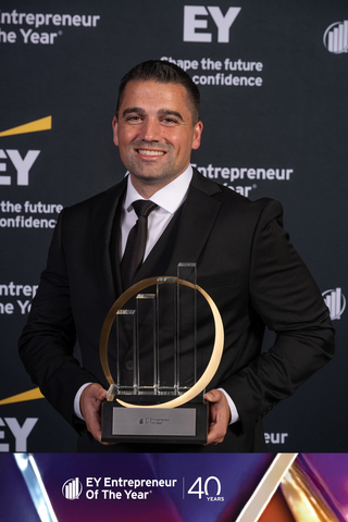 Don Wenner, Founder & CEO of DLP Capital, after being named the National EY Entrepreneur of the Year® winner in the Service category at the 2025 EY Strategic Growth Forum.