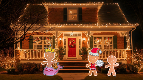 original Personalization meets modern holiday design.
The Merry Sparkles Outdoor Décor Collection blends modern design with meaningful personalization. Each illuminated piece is crafted with durable, high-quality materials, and finished with magnetic, interchangeable accessories: mermaid tail, sports jersey, crown, or classic Christmas details. “We created this collection so families could see themselves in their holiday décor. Every accessory, every detail is designed to honor personality, imagination, and the joy of making your own traditions.” Christi McCorkle, Founder and CEO