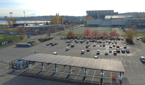 original Washington University E-18 Parking Lot Solar Canopy Project