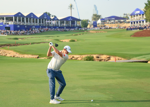 Matt Fitzpatrick, competing in Skechers GO GOLF Blade shoes and Performance Apparel, wins DP World Tour Championship at Jumeirah Golf Estates in Dubai. Photo Credit: Getty/David