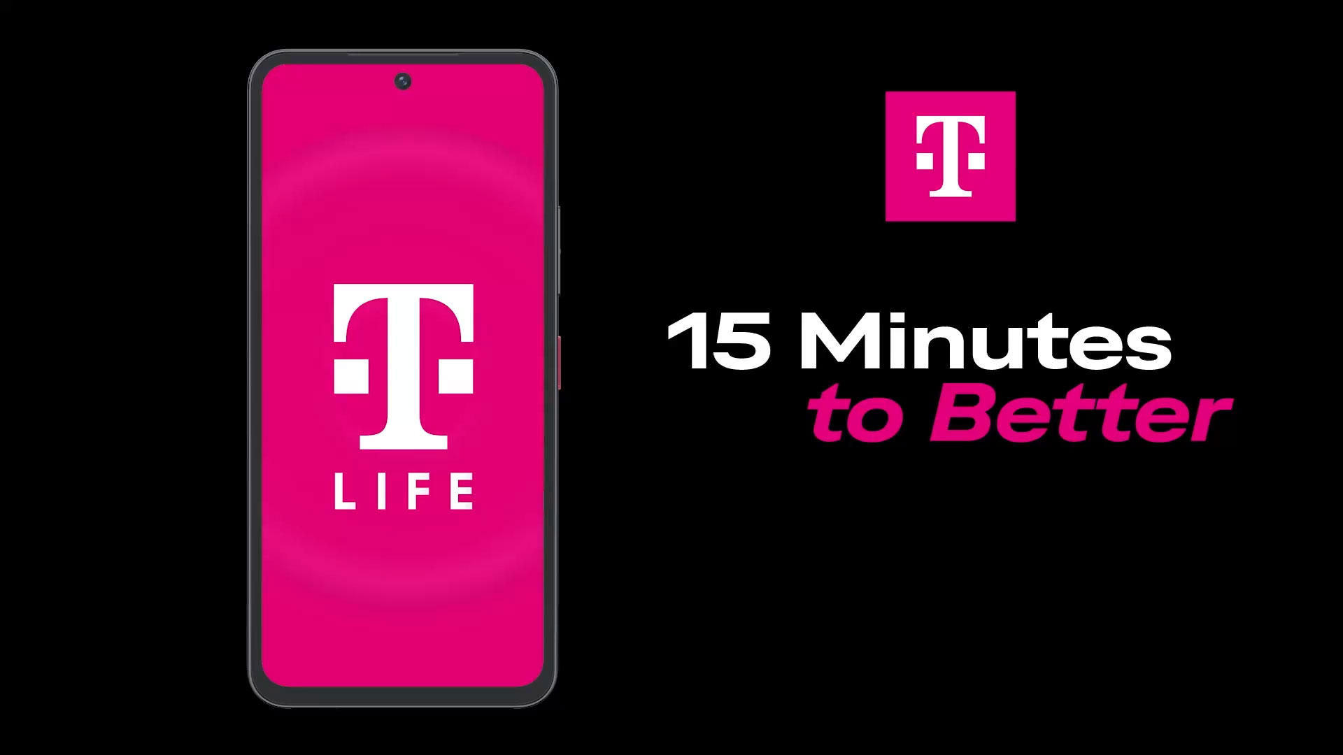 thumbnail 15 Minutos para lo Mejor. Todo con T-Life. A partir del 1.ero de diciembre, los clientes podrán cambiarse a T-Mobile en solo 15 minutos con la app T-Life, disponible en iOS y Android. Es fácil, sencillo, inteligente y transparente. 15 Minutos para lo Mejor está integrado en la app T-Life para que convertirse en nuevo cliente sea una experiencia fluida e intuitiva.