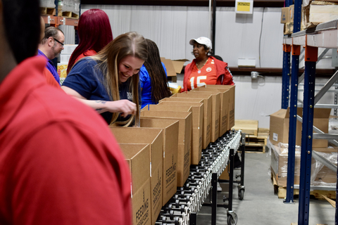 thumbnail Community impact story: Kaitlin Nelson experienced food insecurity as a child. Now a mortgage supervisor at Navy Federal, she uses the credit union’s paid leave program to volunteer at the same food bank that helped her family make ends meet decades ago. “I’m grateful to work for a company that allows us to give back to such an important cause—and one that assisted my family in our times of need,” Kaitlin says. 