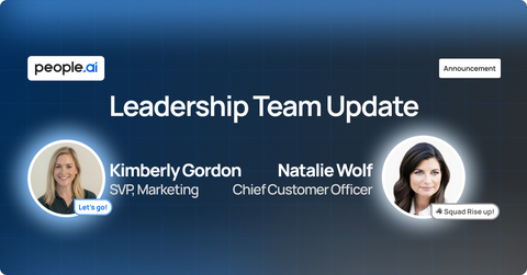 People.ai appoints Natalie Wolf as Chief Customer Officer and Kimberly Gordon as SVP of Marketing