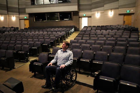 Accessible seating at Meydenbauer Center Theater in the heart of Downtown Bellevue, Washington.