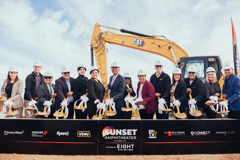 Official Groundbreaking Ceremony of the Sunset Amphitheater at El Paso powered by EIGHT Elite Light Beer.