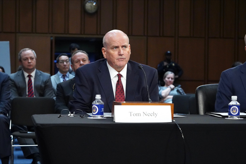 original Oxford Pharmaceuticals Chairman Tom Neely testifies before the U.S. Senate Special Committee on Aging, Nov. 19, 2025