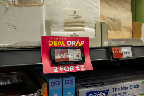 SOLUM's Newton Pro ESL enables real-time price updates, dynamic promotional displays, and seamless integration with existing retail systems