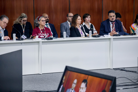thumbnail Saudi Arabia's Deputy Minister of Environment, Water and Agriculture and advisor to the UNCCD COP16 Presidency, H.E. Dr. Osama Ibrahim Faqeeha, at COP30 High Level Event: Bridging Action Agendas from COP16 to COP30: Strengthening Synergies Across Land, Climate, and Nature. (Photo: AETOSWire)