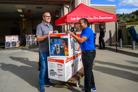 original Attendees at the Shine LA event received one of 500 donated fire- and water-resistant safes.