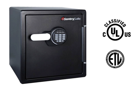 thumbnail The Sentry Safe Digital Fire/Water Safe, which bears the third-party classified UL and ETL marks, is one of the models that will be distributed to residents in the LA area.