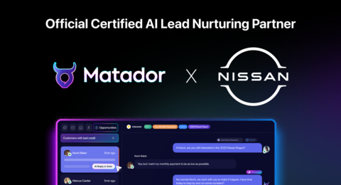 original Nissan USA awards Matador AI Preferred Partner status for its cutting-edge lead-nurturing resources.