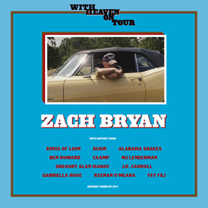 ZACH BRYAN ANNOUNCES “WITH HEAVEN ON TOUR” —2026 U.S. AND EUROPEAN DATES
