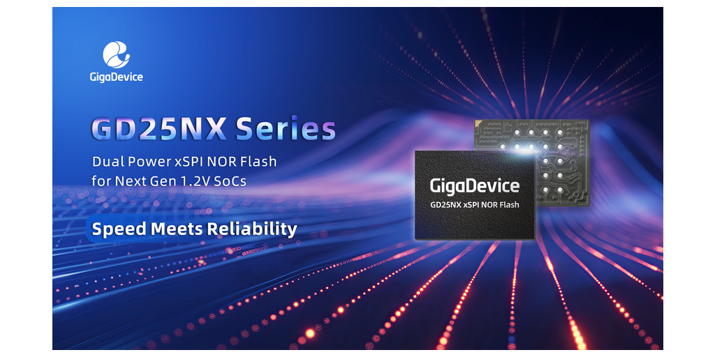  GigaDevice lancia xSPI NOR Flash serie GD25NX con modulo a doppia tensione
