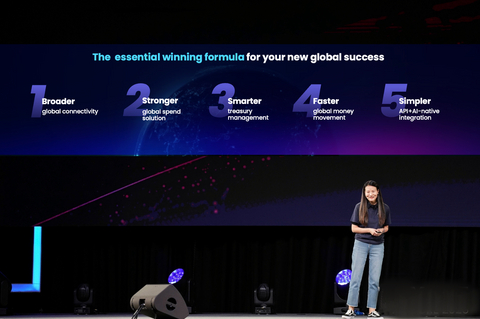 original WorldFirst CEO Clara Shi unveiled the new enterprise solution at Ant International’s Global Voyage Event in Singapore