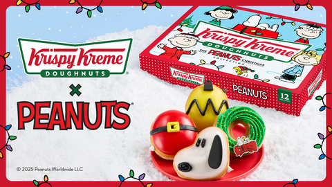 original Three brand-new doughnuts – including Snoopy – available in custom Peanuts box; beloved ‘Day of the Dozens’ returns Dec. 12