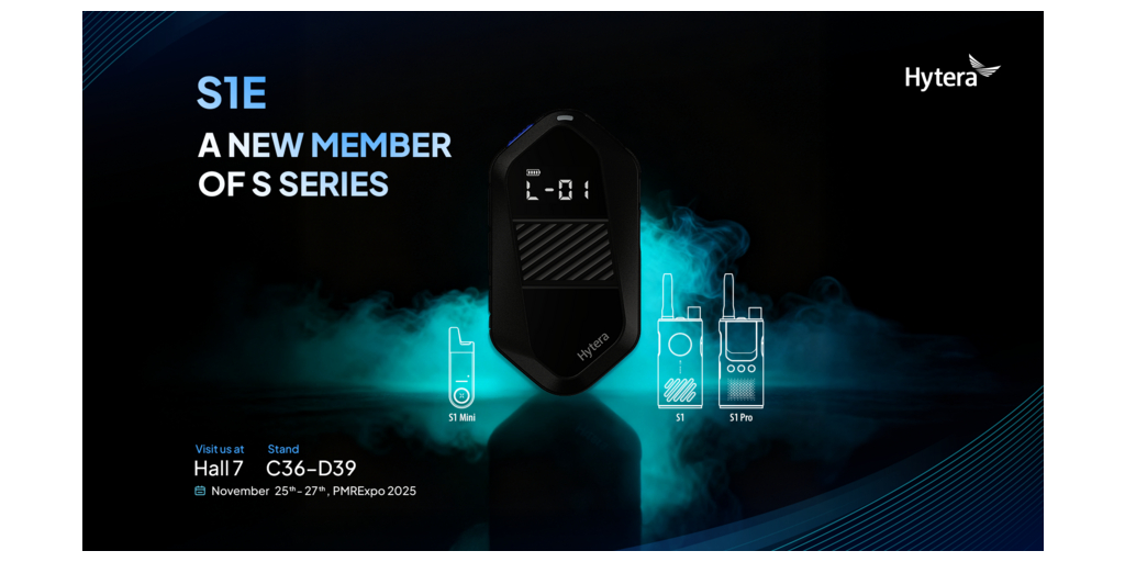 Hytera presenterà l'S1 E al PMRExpo 2025